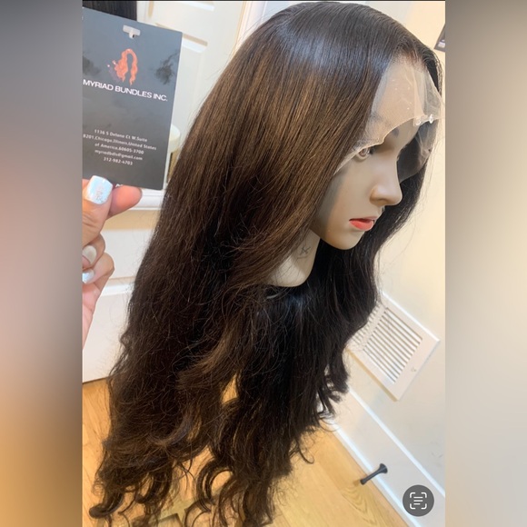 100% GLUE LESS HUMAN HAIR WIG - Picture 3 of 10